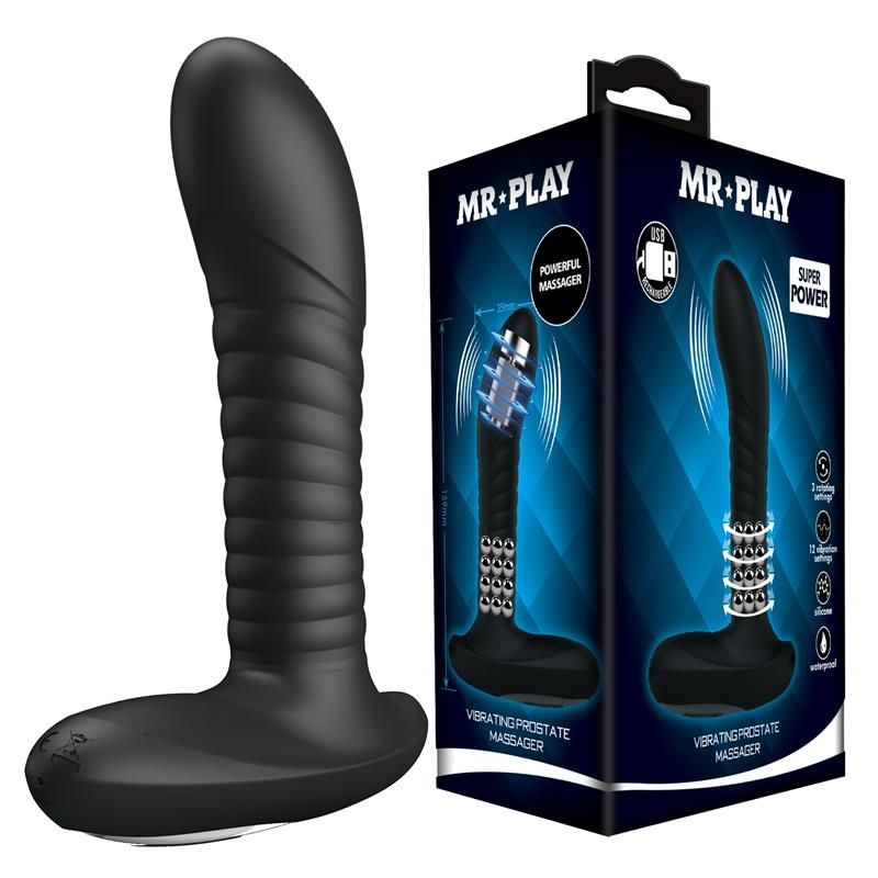 Prostate Massager with Vibration and Rotating Balls Prostate Massager with Vibration and Rotating Balls