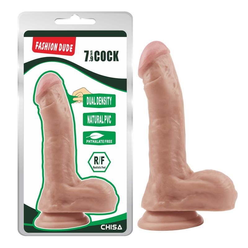 Dildo Dual Density Fashion Dude 20.5 x 4.5 cm Flesh Dildo Dual Density Fashion Dude 20.5 x 4.5 cm Flesh