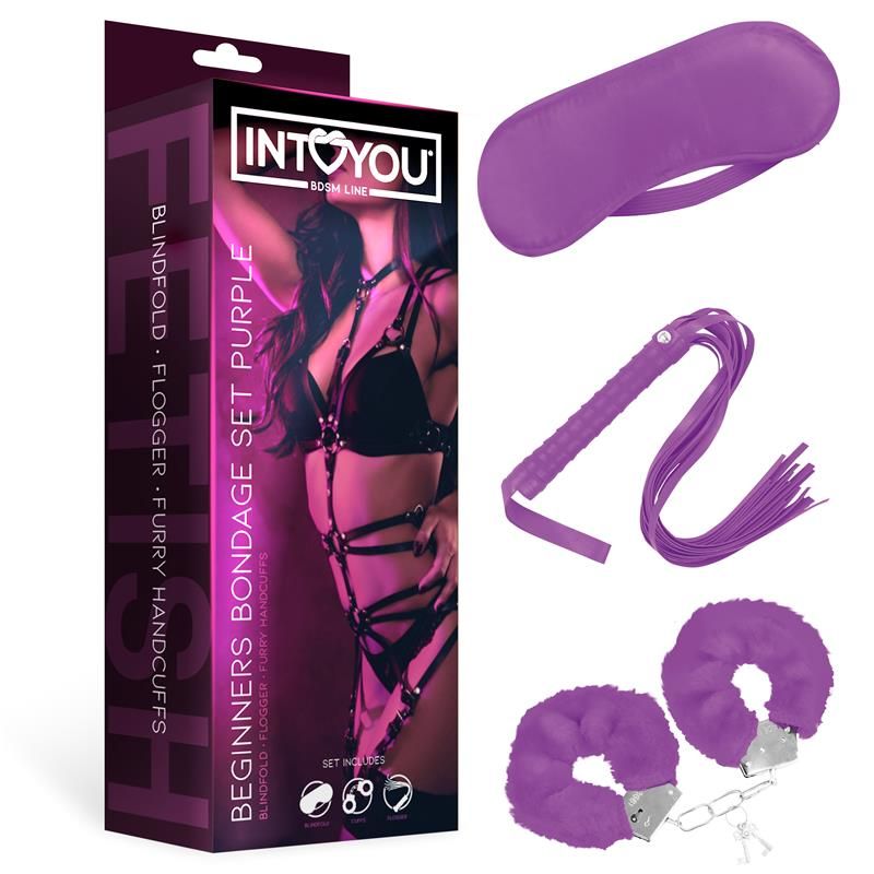 Beginners Bondage Set3 Pieces Purple Beginners Bondage Set3 Pieces Purple