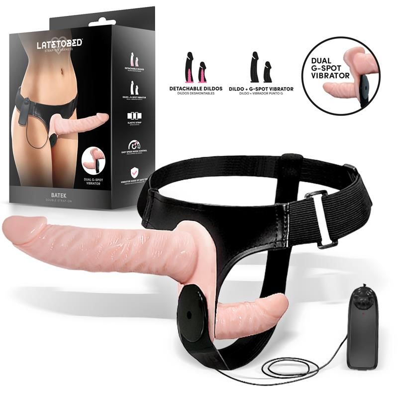Batek Detachable unto G Double Strap-On Harness with Vibration Remote Control Batek Detachable unto G Double Strap-On Harness with Vibration Remote Control