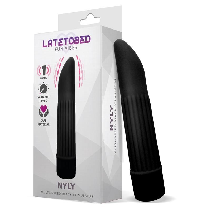 Nyly Multi-Speed Stimulator Black Nyly Multi-Speed Stimulator Black