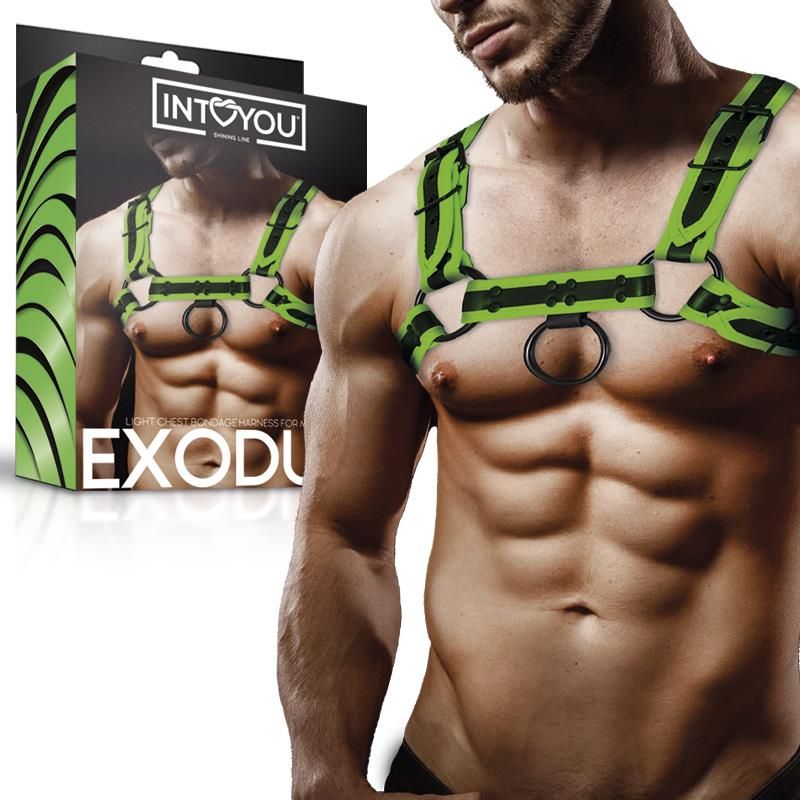 Glow in the Dark Bondage Chest Harness Glow in the Dark Bondage Chest Harness