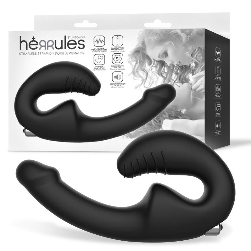 Strapless Strap-on Double Vibrator Strapless Strap-on Double Vibrator