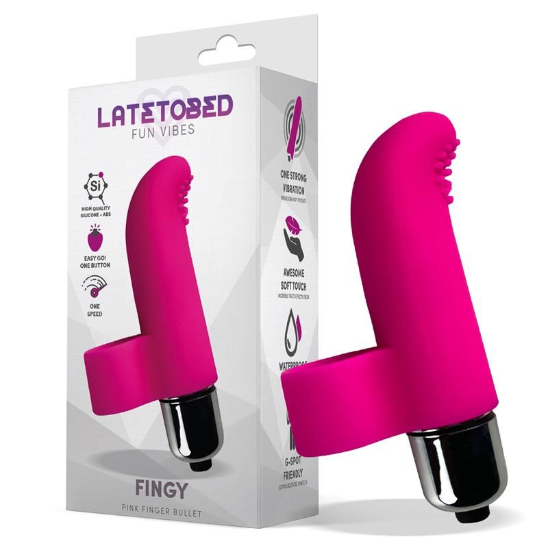 Fingy Finger Bullet Silicone Pink Fingy Finger Bullet Silicone Pink