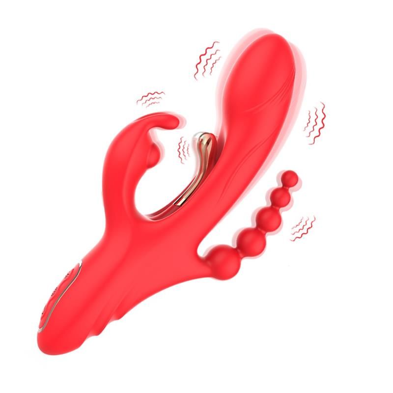 Tickler Rabbit Vibrator with Anal Beads Tickler Rabbit Vibrator with Anal Beads