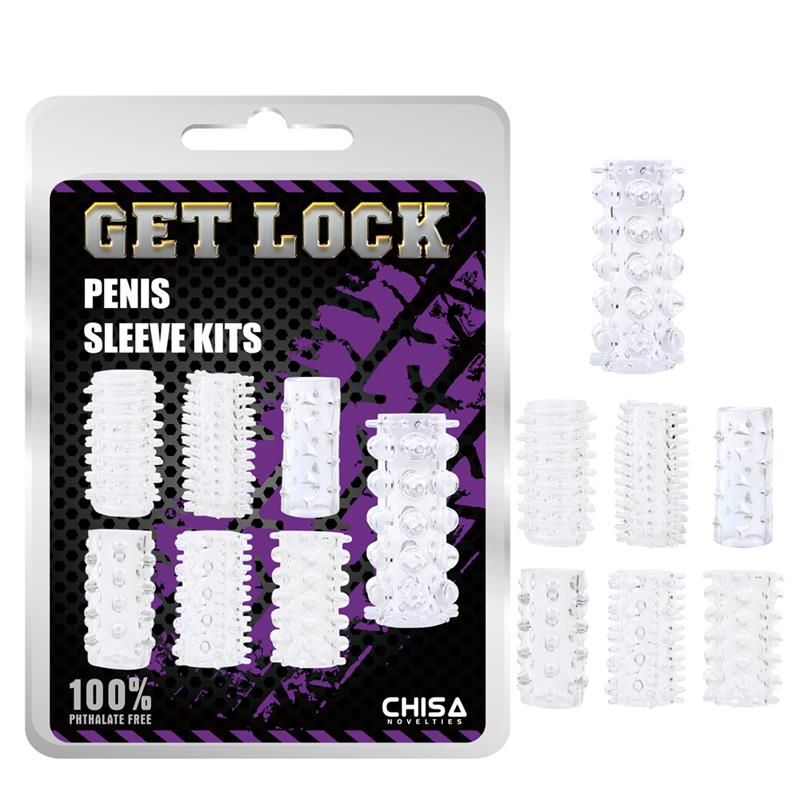 Penis Sleeve Kits-Clear Penis Sleeve Kits-Clear