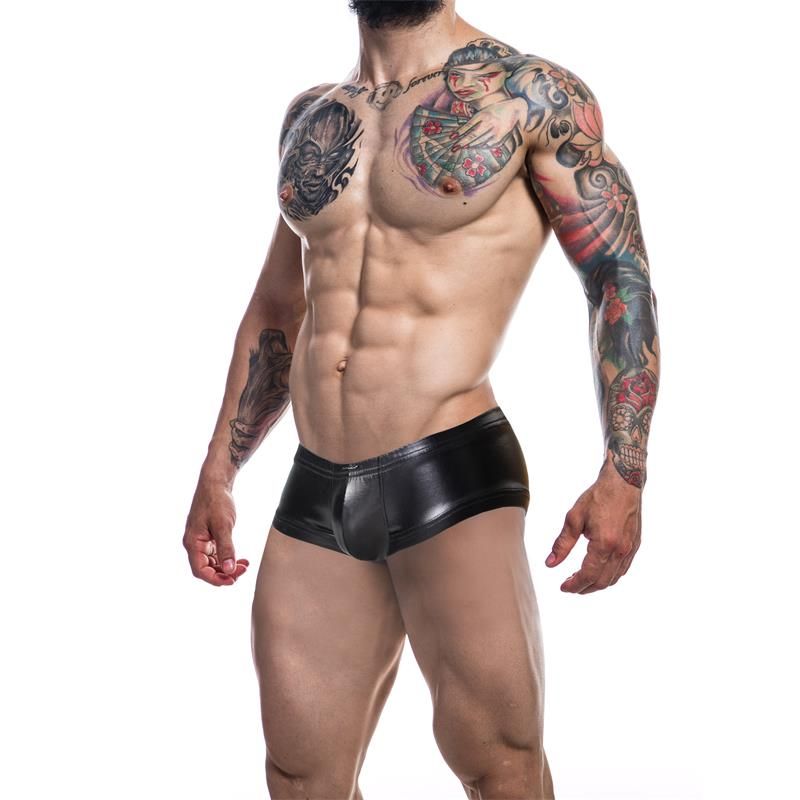 C4M Booty Shorts Leatherette Black - Taglia S C4M Booty Shorts Leatherette Black - Taglia S