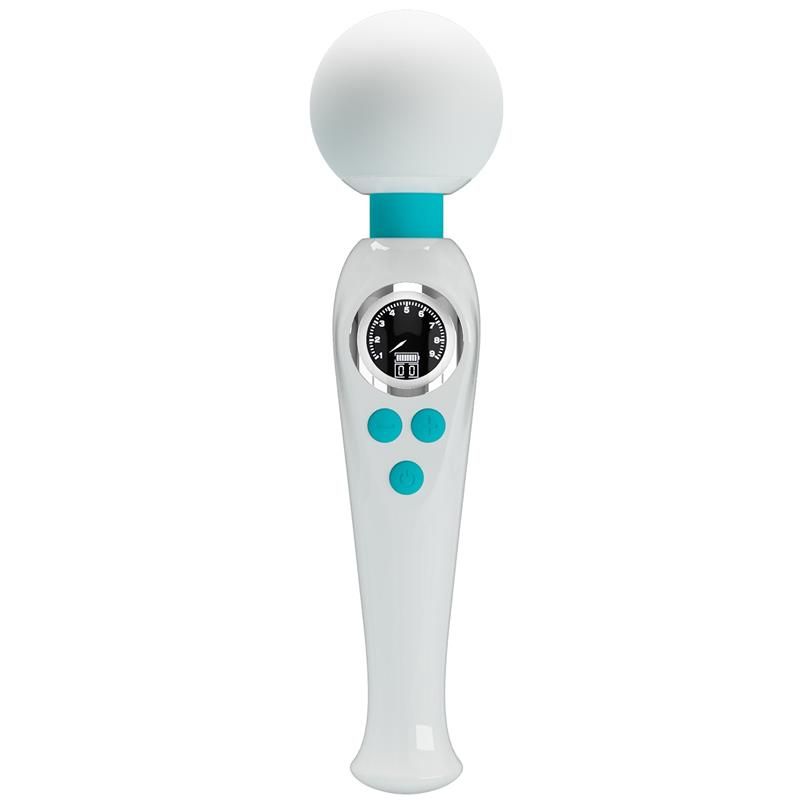 Skyler Massager Wand with Digital Screen White Skyler Massager Wand with Digital Screen White