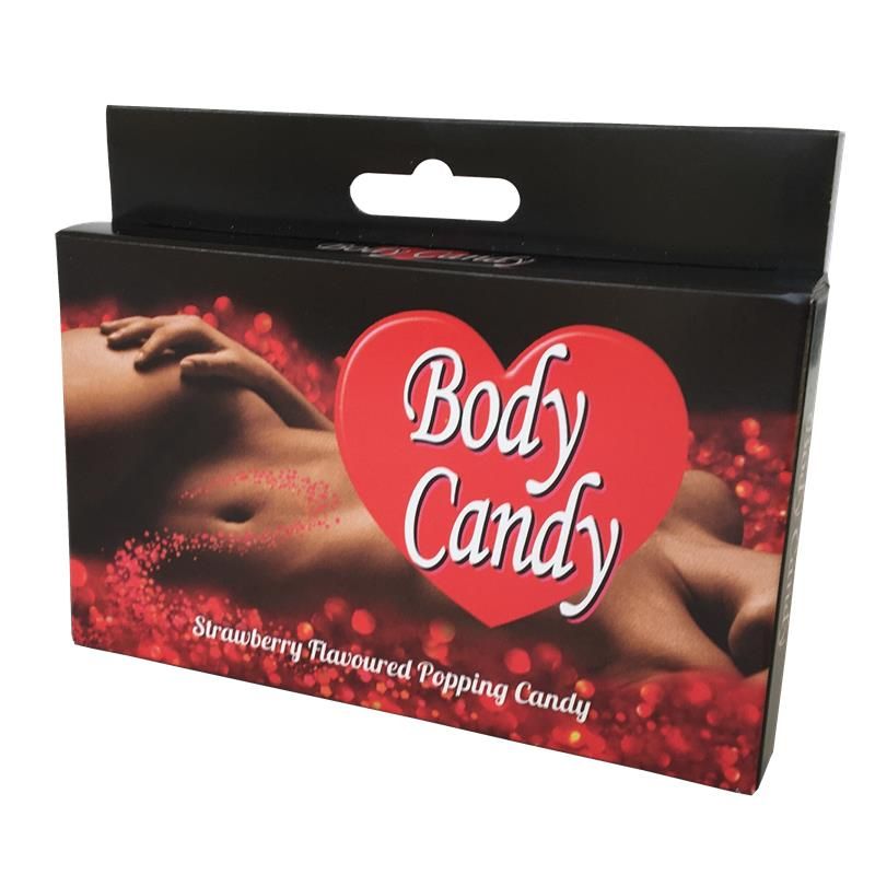 Popping Candy Strawberry Flavor Body Candy 2x16gr Popping Candy Strawberry Flavor Body Candy 2x16gr