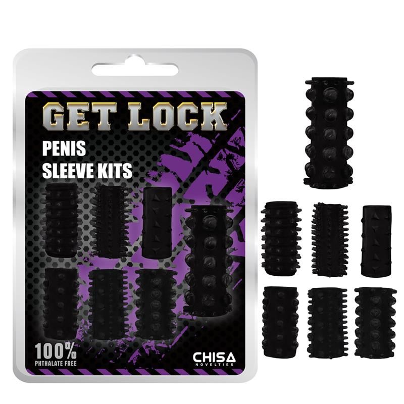 Penis Sleeve Kits-Black Penis Sleeve Kits-Black