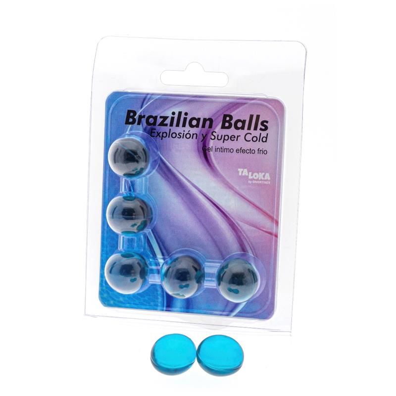Set 5 Brazilian Balls Gel Cold Effect Set 5 Brazilian Balls Gel Cold Effect