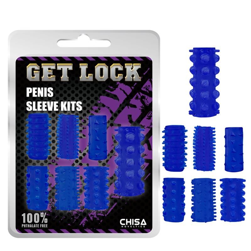 Penis Sleeve Kits-Blue Penis Sleeve Kits-Blue