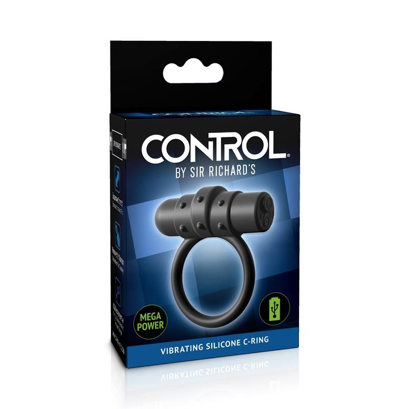 Vibrating Ring Silicone Rechargable Control Vibrating C-Ring Vibrating Ring Silicone Rechargable Control Vibrating C-Ring