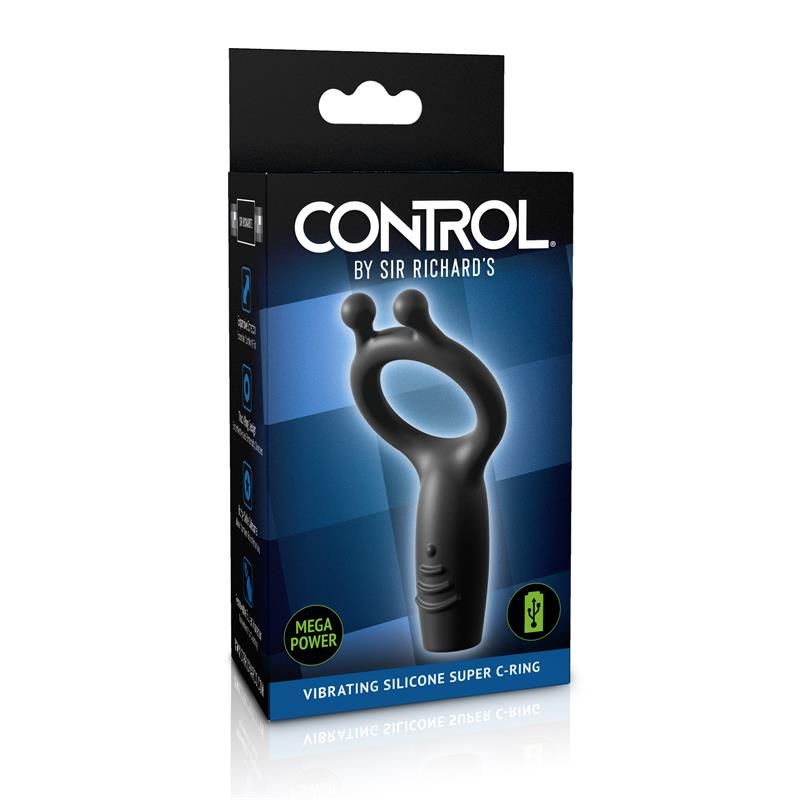 Vibrating Ring Silicone Rechargable Control Vibrating Super C-Ring Vibrating Ring Silicone Rechargable Control Vibrating Super C-Ring
