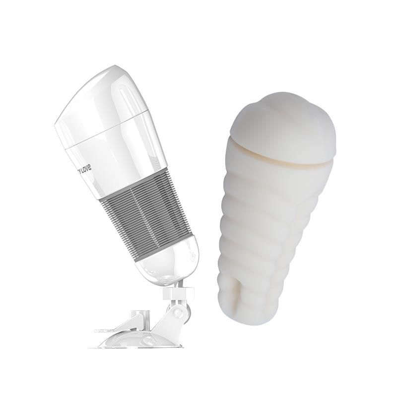 Vibrating Masturbator Hedy White Vagina Vibrating Masturbator Hedy White Vagina