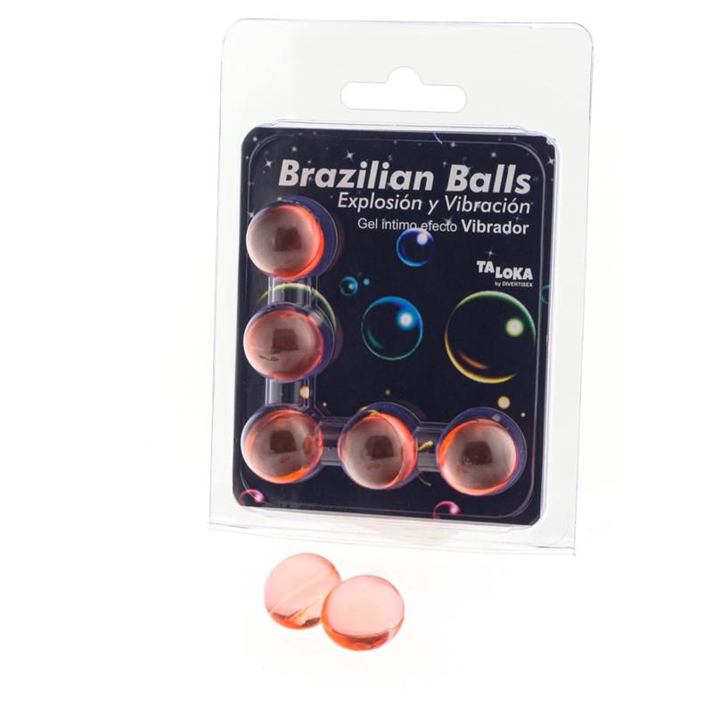 Set 5 Brazilian Balls Gel Vibration Effect Set 5 Brazilian Balls Gel Vibration Effect