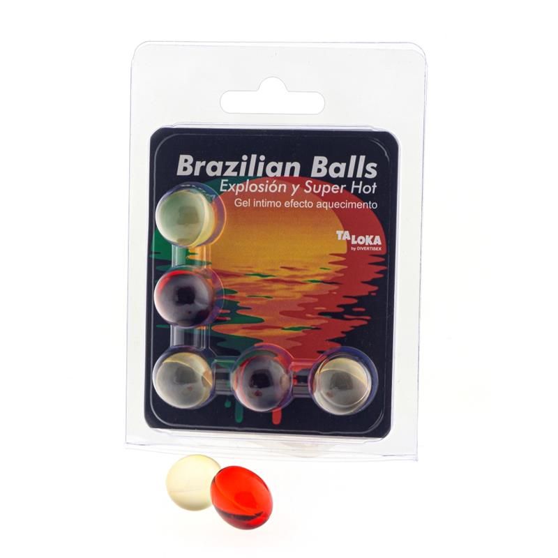 Set 5 Brazilian Balls Gel Overheating Effect Set 5 Brazilian Balls Gel Overheating Effect