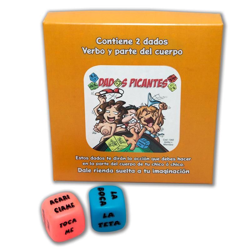 Set 2 Fluorescent Dice Action and Body Part Set 2 Fluorescent Dice Action and Body Part