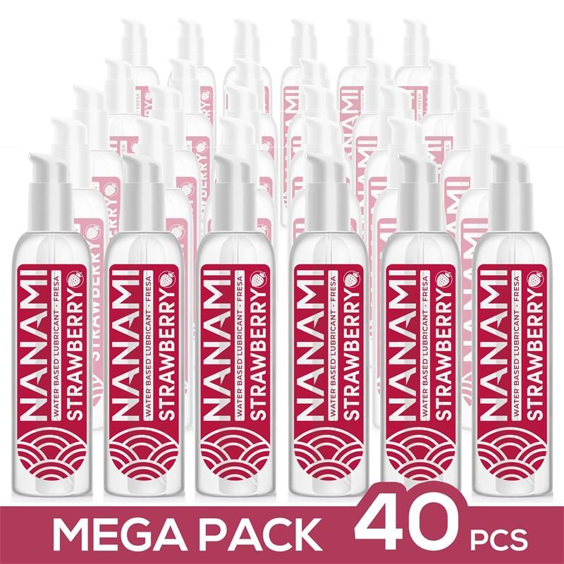 Pack de 40 Water Based Lubricant Strawberry 150 ml Pack de 40 Water Based Lubricant Strawberry 150 ml