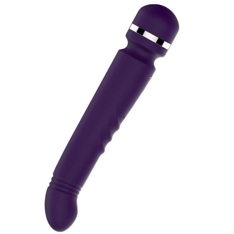 Doble-Head Massager Yoni Dark Lilac Doble-Head Massager Yoni Dark Lilac