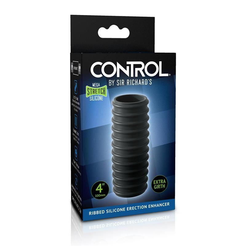 Erection Enhancer Control Ribbed Silicone Erection Enhancer Control Ribbed Silicone