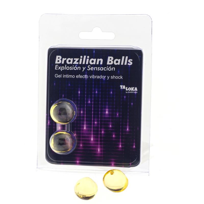 Set 2 Brazilian Balls Vibrating and Shock Efect Set 2 Brazilian Balls Vibrating and Shock Efect