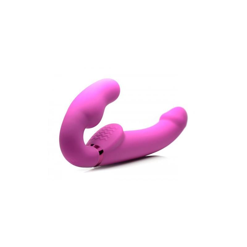 Inflatable Strapless Strap-on Inflatable Function with Remote Control Pink Inflatable Strapless Strap-on Inflatable Function with Remote Control Pink