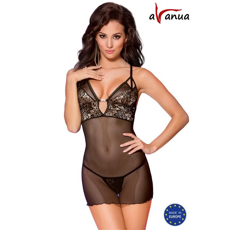 Aurora Chemise Black - Taglia S/M Aurora Chemise Black - Taglia S/M