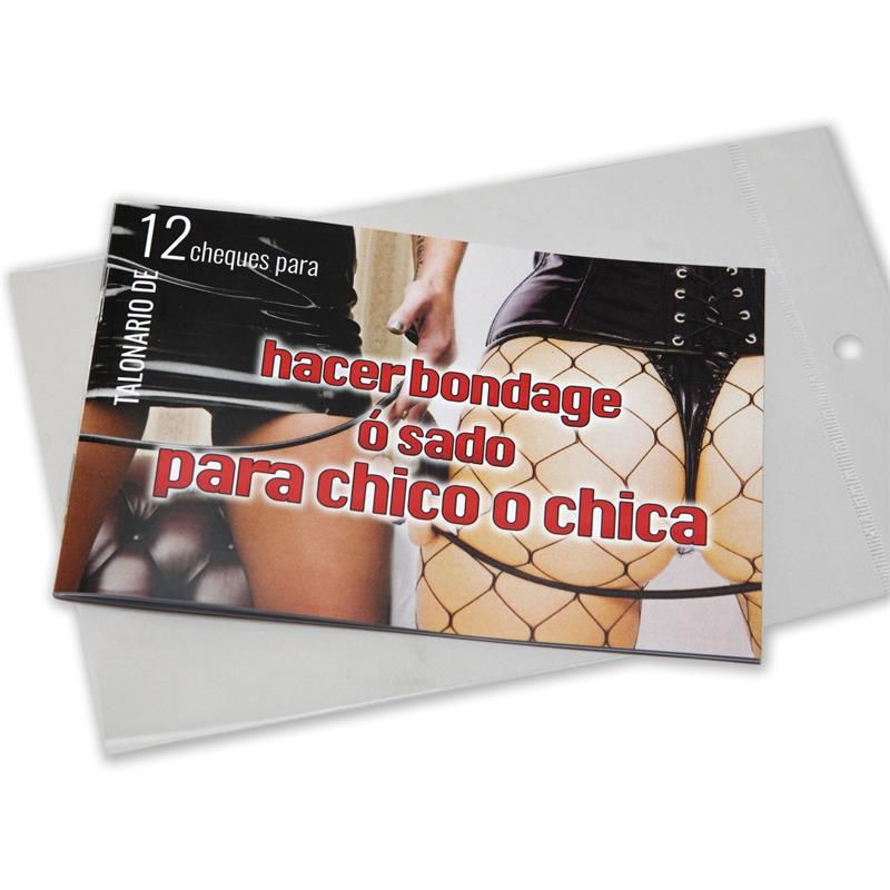 Checkbook Bondage or Sado 12 Coupons Checkbook Bondage or Sado 12 Coupons