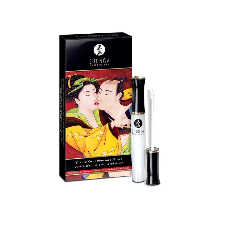 Shunga Gloss for Oral Pleasure Wine Strawberry Shunga Gloss for Oral Pleasure Wine Strawberry