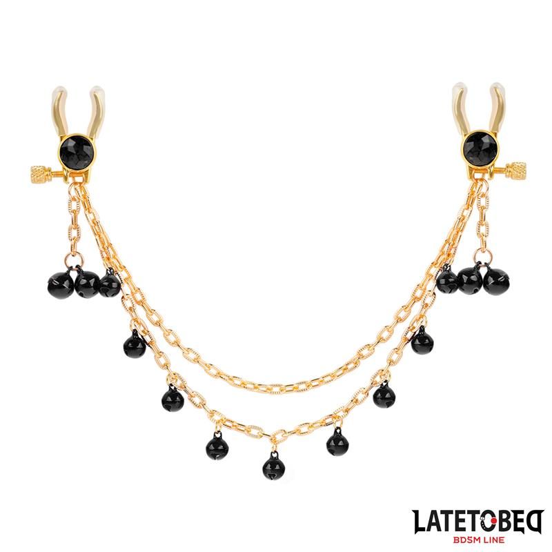 Nipple Clamps with Chain and Bells Nipple Clamps with Chain and Bells