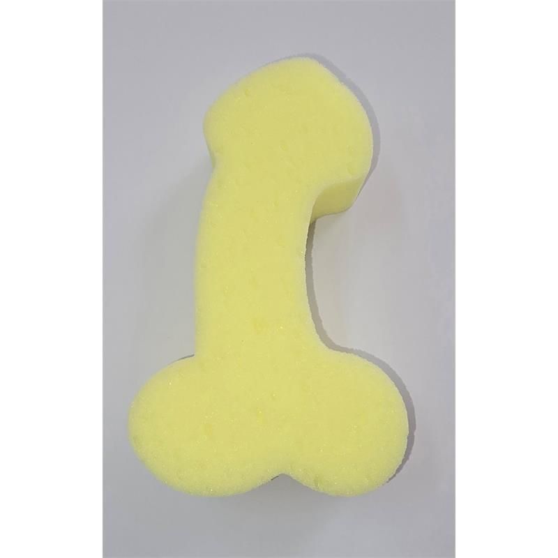 Bath Sponge Penis-Shaped Yellow Bath Sponge Penis-Shaped Yellow
