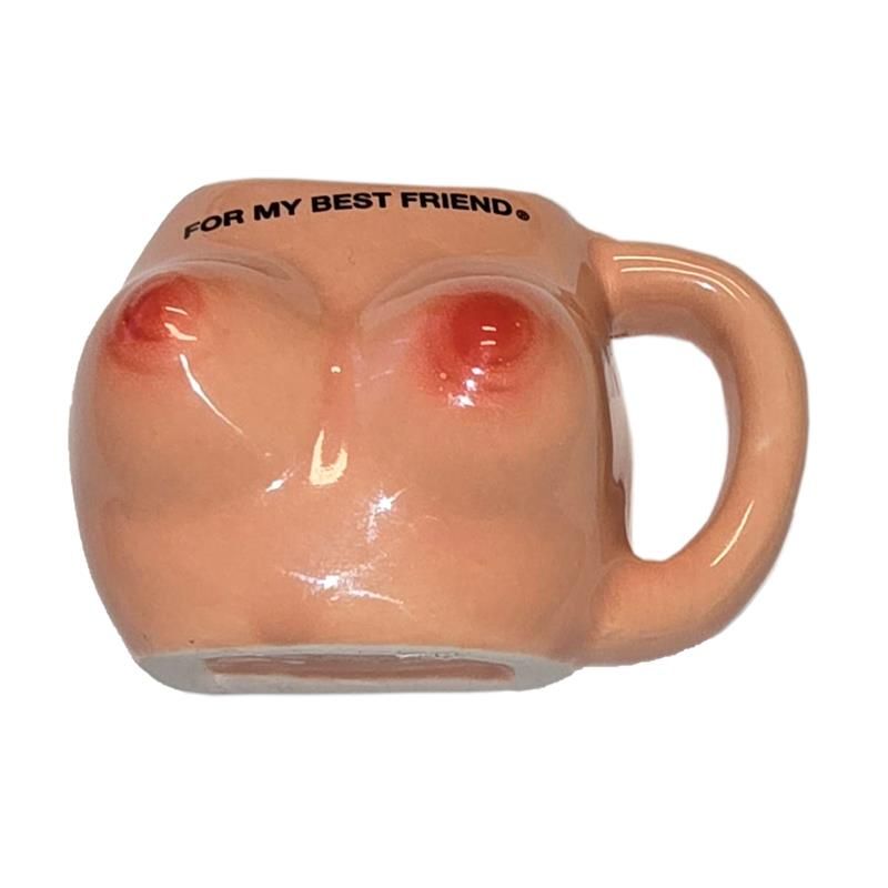Ceramic Breast Magnet Jar Ceramic Breast Magnet Jar