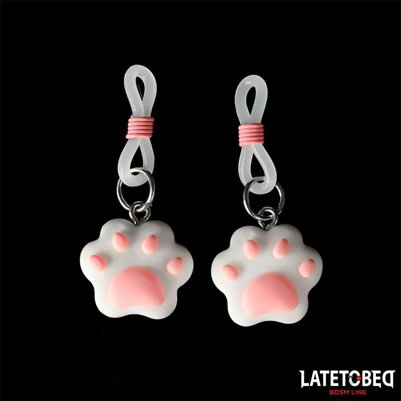 Nipple clamps with Kitty Paw Nipple clamps with Kitty Paw