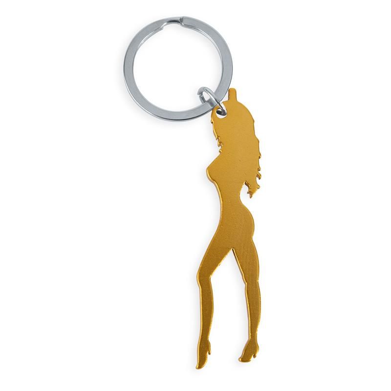 Women's Keychain with Opener Golden Women's Keychain with Opener Golden