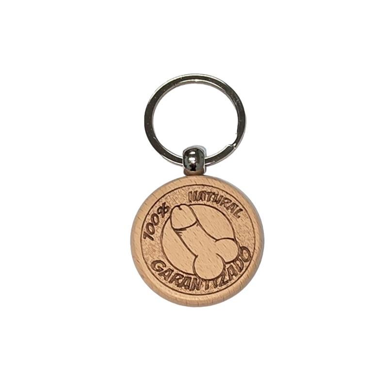 Penis Shaped Wooden Keychain Penis Shaped Wooden Keychain