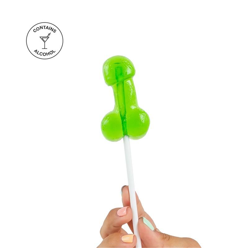 Penis Shaped Lollipop Caipirinha Flavor with Alcohol Penis Shaped Lollipop Caipirinha Flavor with Alcohol