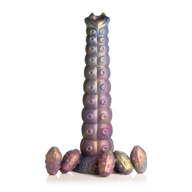 Ovipositor dildo with 5 eggs Deep Invader Tentacle Ovipositor dildo with 5 eggs Deep Invader Tentacle