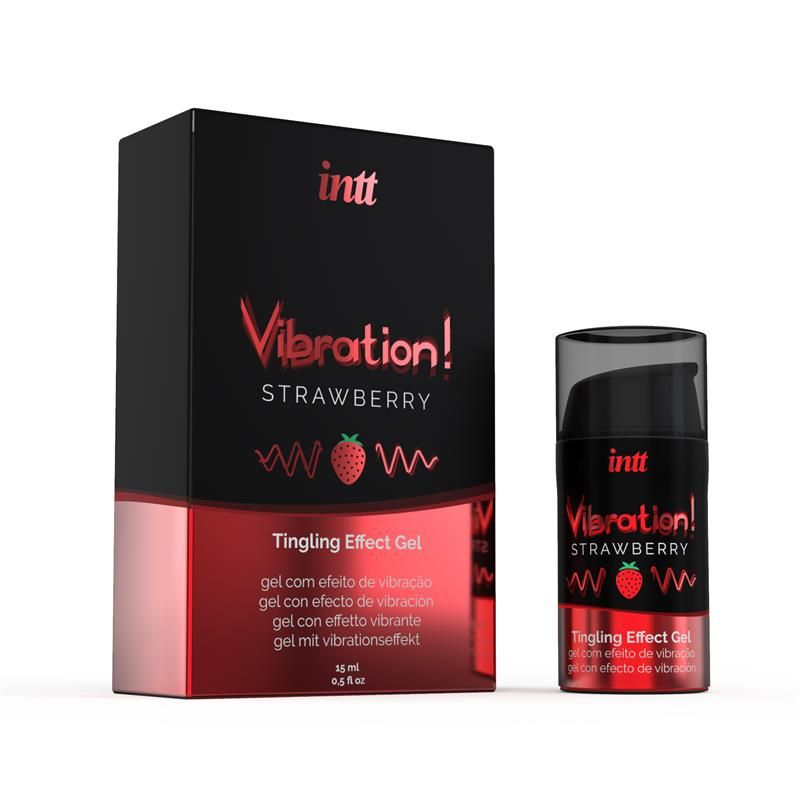 Liquid Vibrator Warm Effect Aroma Strawberry 15 ml Liquid Vibrator Warm Effect Aroma Strawberry 15 ml
