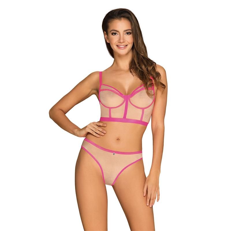 Nudelia 2 Pieces Set Pink - Taglia S/M