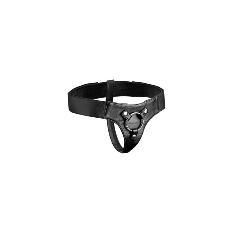 Domina Wide Band Strap On Harness Black Domina Wide Band Strap On Harness Black