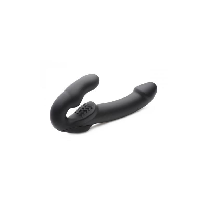 Evoke Vibrating Strapless Strap-On Black Evoke Vibrating Strapless Strap-On Black