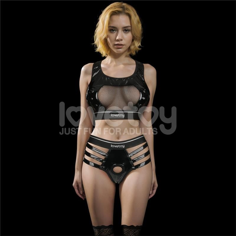 2 Pieces Set Rebellion Reign Iconic Harness - Taglia XS/S 2 Pieces Set Rebellion Reign Iconic Harness - Taglia XS/S