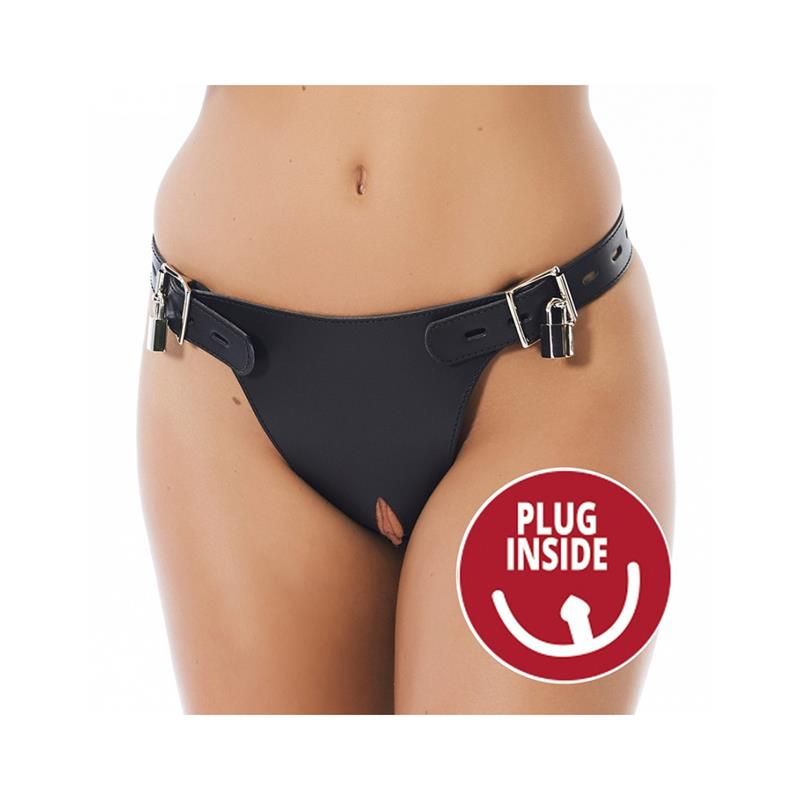Chastity Briefs with Anal Plug - Taglia S/M