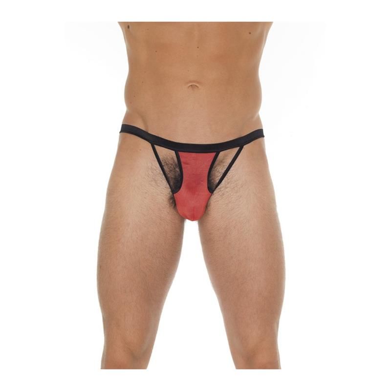 String with Strings Black and Red One Size String with Strings Black and Red One Size