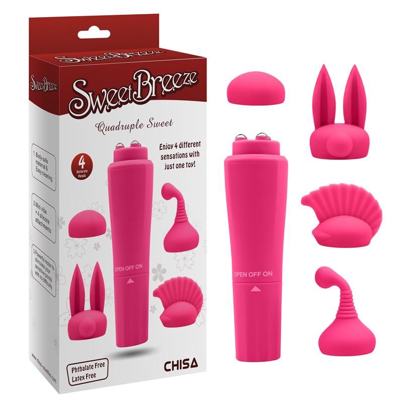 Stimulator with 4 Heads Sweet Stimulator with 4 Heads Sweet