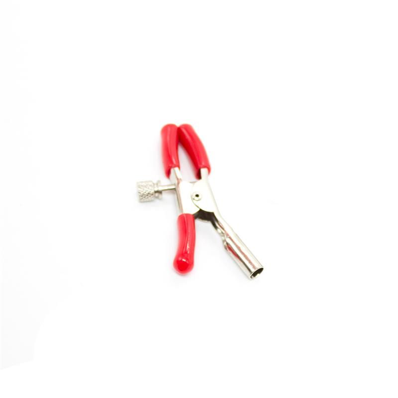 Metal Single Nipple Clamp Red Metal Single Nipple Clamp Red