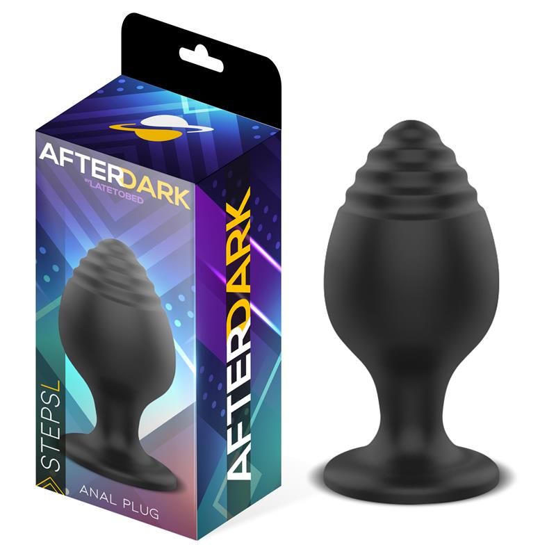 Steps Butt Plug Silicone Size L 9 cm x 4.5 cm Steps Butt Plug Silicone Size L 9 cm x 4.5 cm