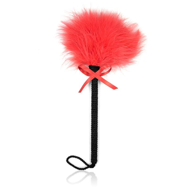 Feather Tickler with Bow 25 cm Red Feather Tickler with Bow 25 cm Red
