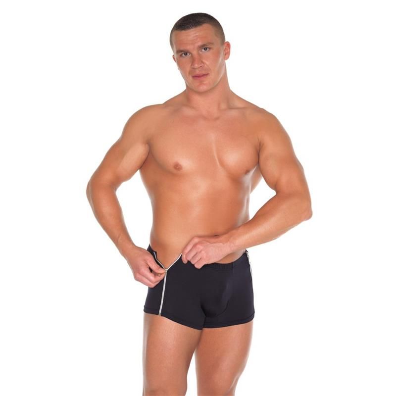 Short with 2 Zippers Black One Size Short with 2 Zippers Black One Size